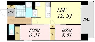 IBC Residence Eastの物件間取画像